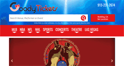 Desktop Screenshot of goodytickets.com